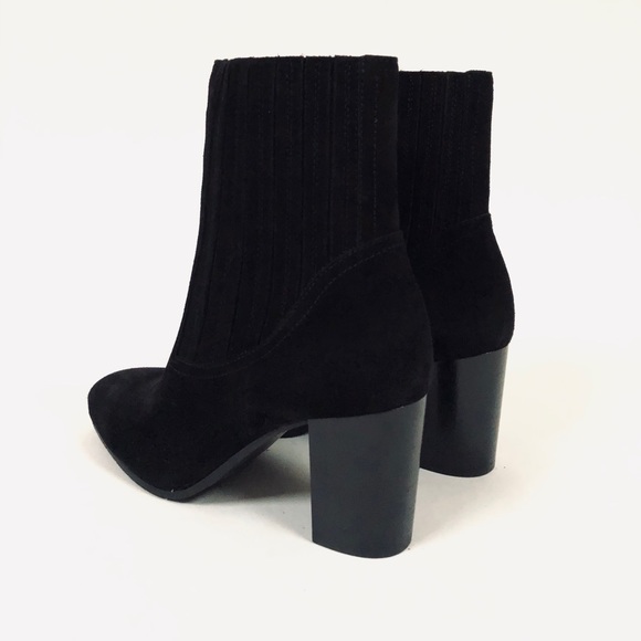 Aquatalia Fayren Weatherproof Leather Suede Bootie - Picture 3 of 9